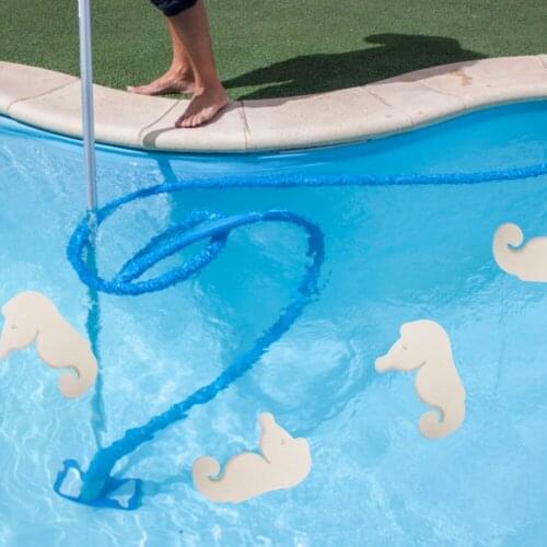 10pcs Pool Oil Absorbing Sponge Cute Seahorse Shape Oil Dirt Scum Absorption Sponge Absorber For Hot Tub Swimming Pool Dropship