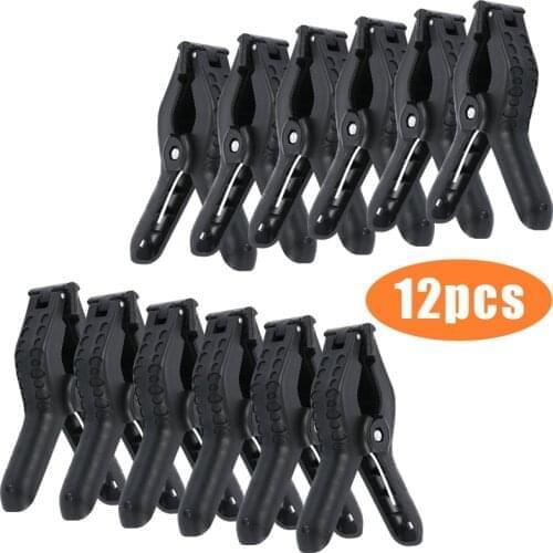 12Pcs/Set 12cm Background Clip Photo Studio Accessories Light Photography Background Backdrop Clamp Clips Photo Studio Equipment