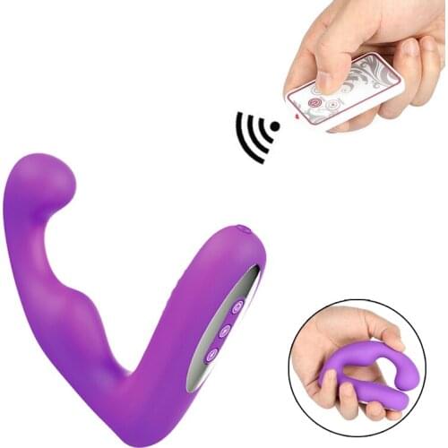 20m Wireless Remote Anal Plug and Vagina Massage Vibrator G-spot Clitoris Stimulation Prostate Massager Sex Toys for Women Men
