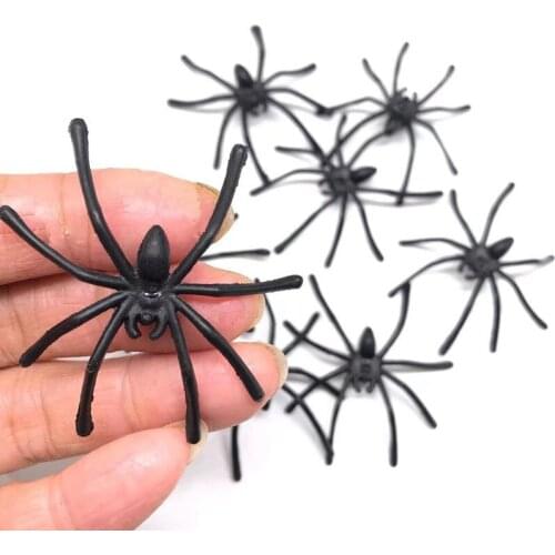 48pcs Halloween Funny Fake Cockroach Simulation spider bats Tricky Props Special Lifelike Model scorpions Halloween Party Decor