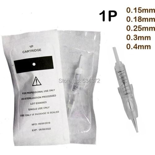 50/100pcs Professional Screw Tattoo Eyebrows Disposable Tattoo Cartridge Needles For Permanent Makeup Machine
