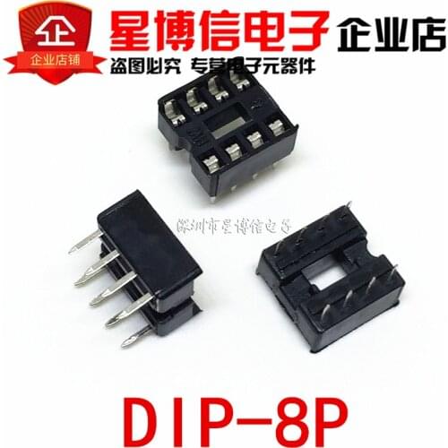 Free shiping 60PCS 8pin DIP IC sockets Adaptor Solder Type 8 pin DIP-8P