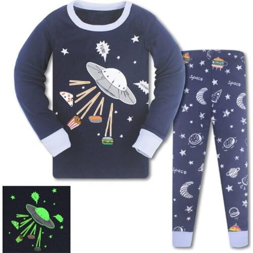 Childrens Home Clothes Boys And Girls Cotton Suits Childrens Autumn Clothes Trousers Home Clothes