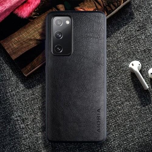 For Samsung Galaxy S20 FE 5G S20 Lite Case Luxury PU Leather Skin Slim protective back cover case for Samsung S20 Fan Edition
