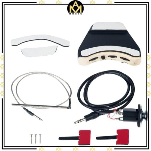 Piezo Single Pickup B2G Guiatr Pickup Sound Hole Equalizer With Mic Beat Board Pickup For Acoustic Guitar Accessories