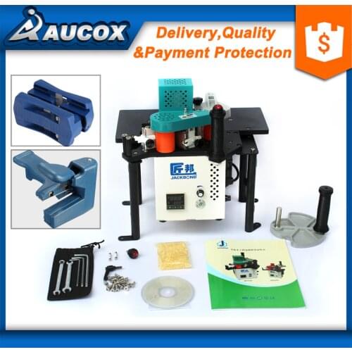 JBT90 portable woodworking machine pvc edge banding machine edge bander with gift edge trimmer and end cutter