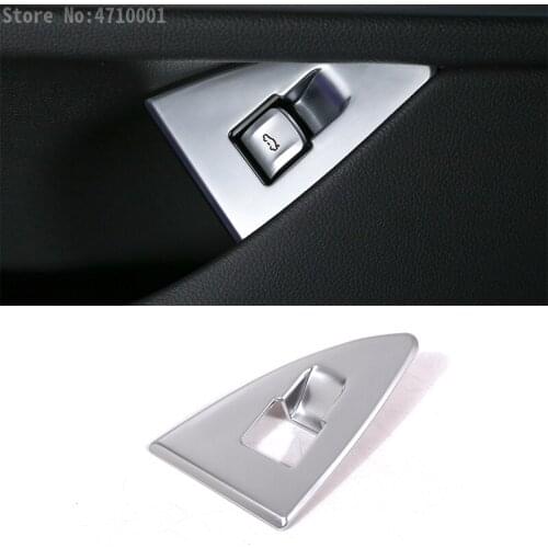 ABS Matte Chrome Interior Rear Tail Trunk Door Switch Cover Trim For BMW 7 Series G11 G12 730li 740li 750li 2016-2017