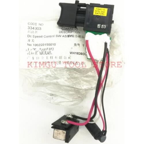 Switch 334903 for HITACH WH18DBDL WR18DBDL WR14DBDL WM18DBL WM14DBL WH14DBDL Switch