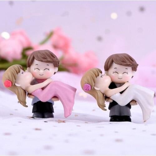 Car Interior Supplies Couple Dolls Bride and Groom Wedding Landscape Creative Crafts Car Decoration Ornaments Free Shipping
