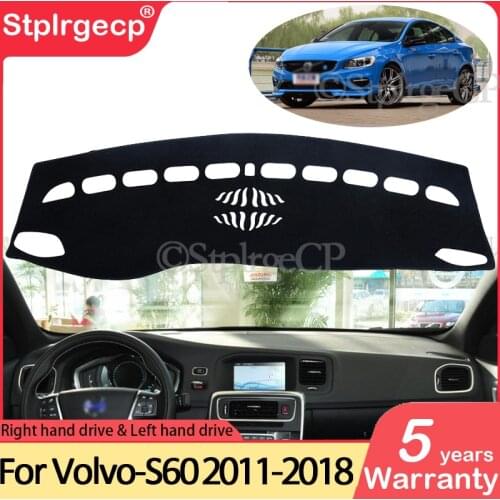 For VOLVO S60 2011 2012 2013 2014 2015 2016 2017 2018 Anti-Slip Mat Dashboard Cover Pad Sunshade Dashmat Carpet Accessories Rug