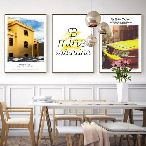 Travel City Landscapes Architectural Abstract Airplane Wide Road Text Canvas Painting Wall Picture Poster Living Room Decoration