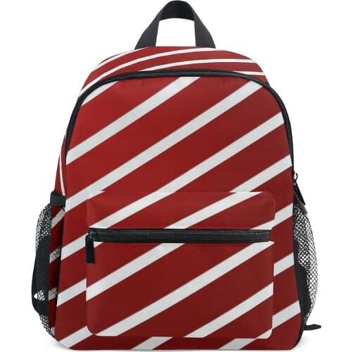 Stripe Printing Anti-Lost Children Kindergarten Backpack Boy Backpacks Kids School Bags Girls Bag 3-8 Years Old Sac A Dos Enfant