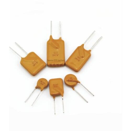 50PCS PPTC 240V Resettable Fuse LVR005 008 012 016 025 033 040 055 075 100 125 200