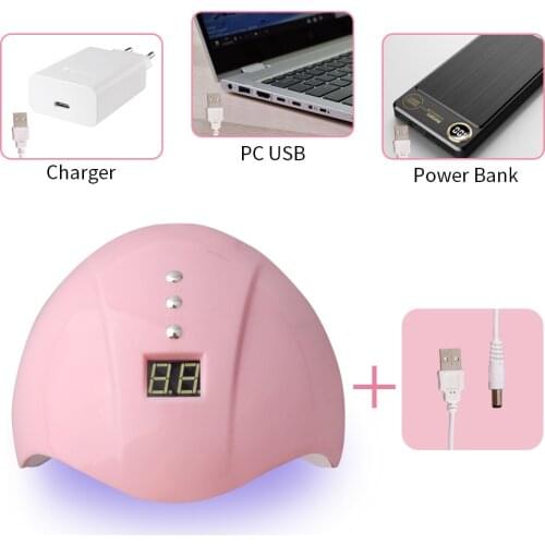 USB Nail Dryer LED UV Lamp 36W For All Gels 12 Leds UV Lamp Nail Art Manicure Tool Curing 30s/60s/99s Timer Fast Drying Machine