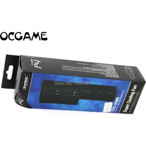 OCGAME Vertical Controller Charger Dock Stand USB Cooling Super Turbo 5 Fan Cooling for PS4 Playstation 4 Console