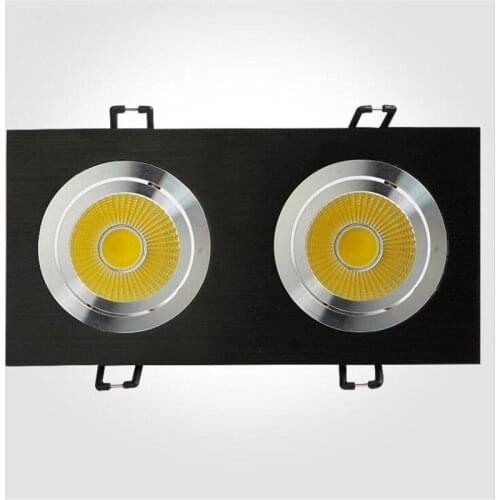 Hot sale 20W Dimmable 110V/220V Double LED Recessed Ceiling Down light +Driver Warm Cool White For Foyer Dinning room Kitchen