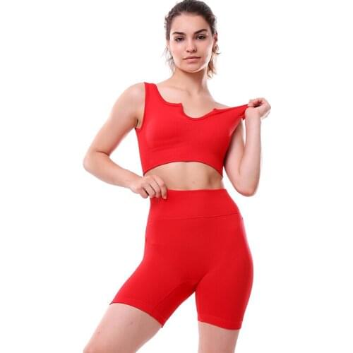 Yoga Sets Women Gym Sports Set Elastic Sports Hight Waist Leggings Sportswear Workout Sets Women
