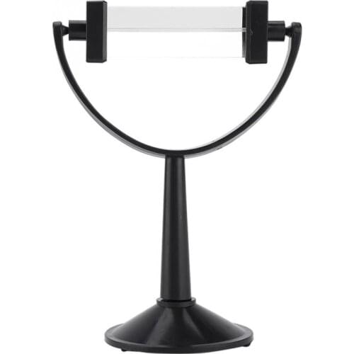 1Pcs Optical Glass Triangular Prism with Stand Physics Light Spectrum Teaching Tool High Quality