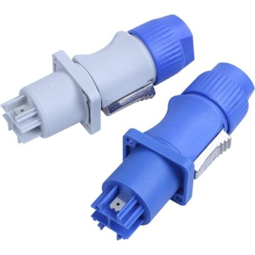 10 set PowerCON Type A NAC3FCA+NAC3MPA-1 Chassis Plug Panel adapter