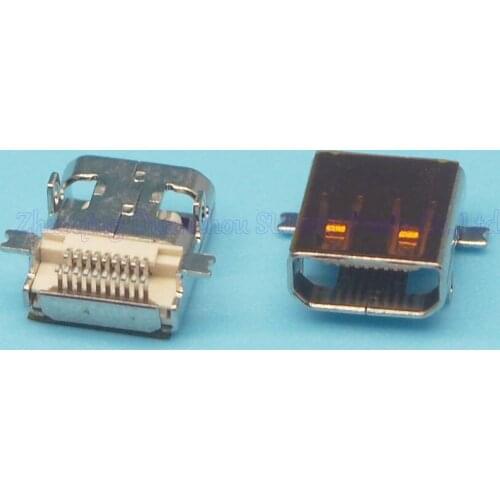 20pcs/lot 19P MICRO HDMI Jack D TYPE 19P HDMI Female Socket Free Shipping