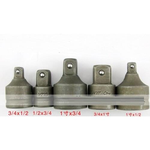 5pcs full set Heavy duty Adaptor head interchangeable connector socket ratchet wrench head sleeve torque spanner head