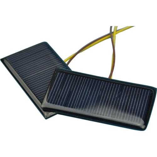 5pcs x Solar panel 5V 60MA Polycrystalline Solar cell panel for charging 3.6V /3.7V Battery DIY Solar light Solar toy ect