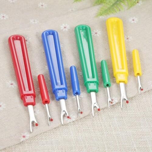 8Pcs Plastic Handle Craft Thread Cutter Seam Ripper Stitch Unpicker Sewing Tool Cross-Stitch Thread Remover Sewing Accessories