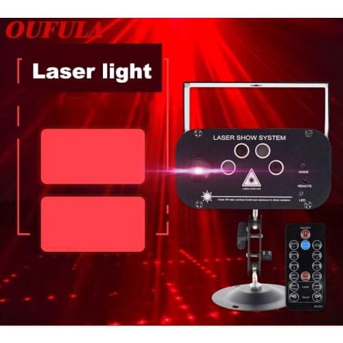 86LIGHT New 5 Holes 128 Patterns LaserLamp Disco Stage Lights Bar Flash Stage Lamp KTV Mini Christmas projector