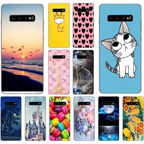 A For Samsung Galaxy S10 s10+ Case cover Silicone TPU coque housing On For Samsung S10 Plus copa G975F S 10 SM-G973F phone bag