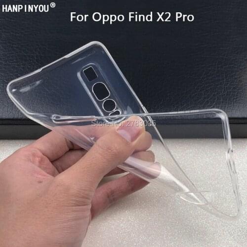For Oppo Find X2 X 2 Pro x2pro 5G 6.7" Slim Crystal Clear Transparent Soft TPU Back Case Protection Skin Camera Protect Cover