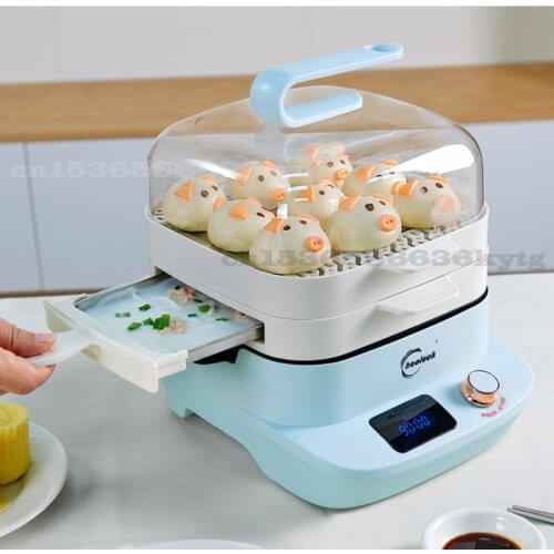 Home Multifunctional Steam Rice Roll Machine Breakfast Machine Steamer Cooker Noodle Steamer Chafing Dishes 2.5L 220V 1000W