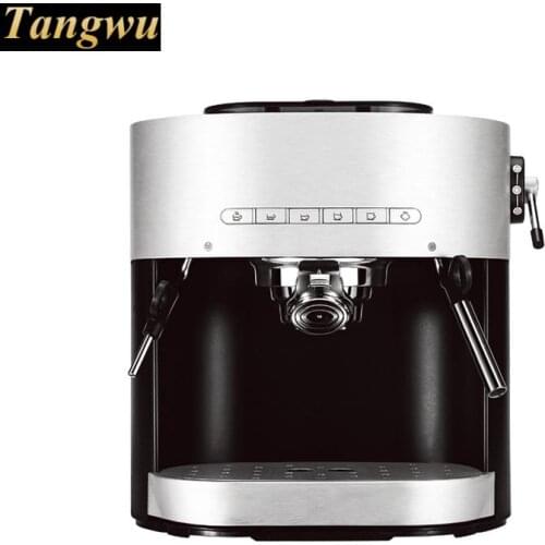 Coffee machine is a semi-automatic type of steam - foam commercial