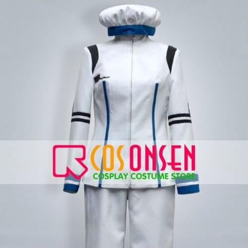 COSPLAYONSEN Eureka Seven Dominic Sorel Cosplay Costume White Suit All Size
