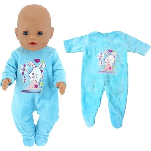 43cm Doll Strap Pants Clothes for 18" 43cm New Born Baby Doll Clothes Doll Toys Accessories Baby Girl Gifts