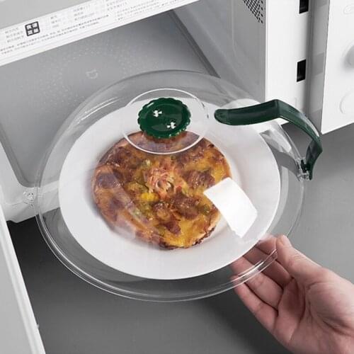 Microwave Splatter Cover, Microwave Cover for Food BPA Free, Microwave Plate Cover Guard Lid with Steam Vents CLH@8