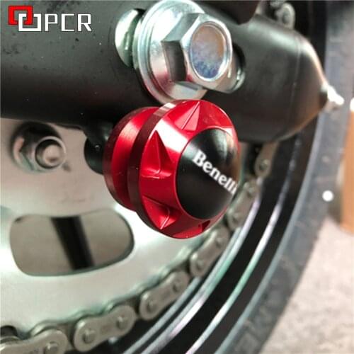 New Design Swingarm Sliders Spools For Benelli leoncino 250 500 TNT 125 300 600 bn 302 600 TRK 250 502 stand screws