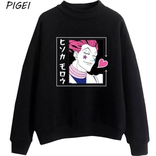Anime Hunter x Hunter Cosplay Hoodie Sweatshirts 3D Print Hisoka Harajuku Pullover Cropped Hoodies Coat Tops For Women Girls