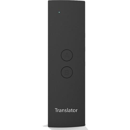 T6 Portable Mini Wireless Smart Translator 38 Languages Two-Way Real Time Instant Voice Translator APP Multi-Language Travelling