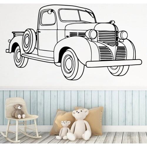 Personalized car Self Adhesive Vinyl Waterproof Wall Art Decal For Home Decor Living Room Bedroom Decoration Accessories Murals