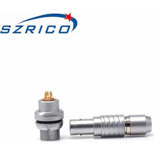 High Quality HEG FGG 0B 2 3 4 5 6 7 9 Pin Metal Male Female Electrical Power Seal Fixed Socket Plug Circular Push Pull Connector