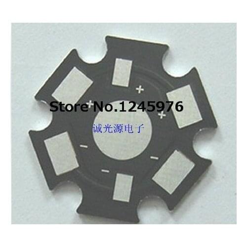 1W 3W high-power LED light-emitting diode hexagon Heat sinks / Cooling plate diameter:20mm