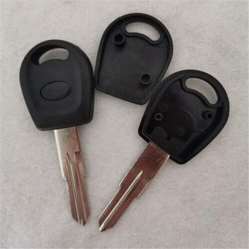DAKATU Replacement Transponder Key Shell Case For Chery QQ Uncut Blade FOB Key Cover Blank With Logo