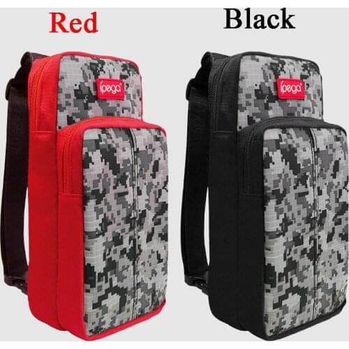 PG-9183 Camouflage Crossbody Storage Bag Travel Carrying bag Protective Backpack Bags for Switch lite