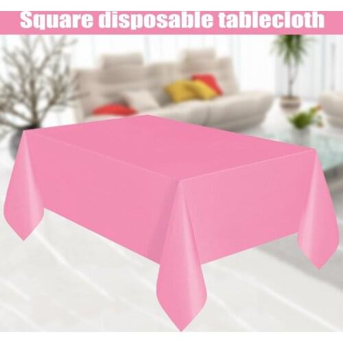 Hot Sale 137*183cm Table Cover Cloth Wipe Clean Party Tablecloth Rectangle Covers Cloths Table Cloth Home Textile Outdoor Trivel