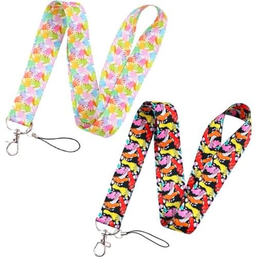 1pcs Keyring Lanyard Cool Creative Lanyard Badge Id Lanyards Mobile Phone Rope Fashion Key Lanyard Neck Straps Accessories