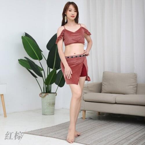 2PCS/SET Sexy Belly Dance Suit Backless Women Belly Dance Costume Oriental Bellydance Performance Dance Wear Bellydance Costume