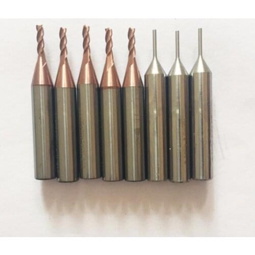 8pcs x Best Quality 8pcs/lot for Sec E9 MIRACLE A5/A7/A9 MACHINES 2.0mm end milling cutter(2.0x6x40) and 1.0mm tracer(1.0x6x40)