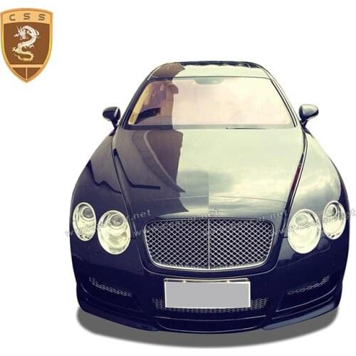 CSSCAR Exclusive Supply 05-14 Bentley Flying Spur High Quality Fiberglass Material Upgrade H Style Front Rear Bumpers Auto Parts
