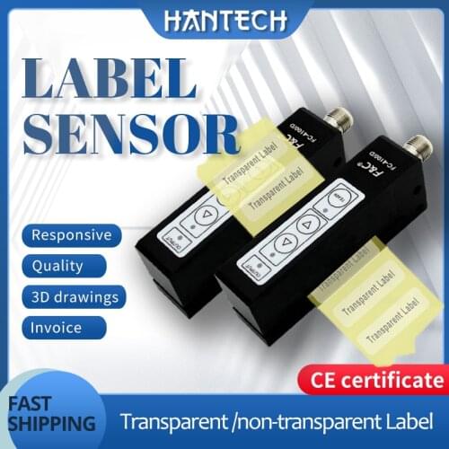 NPN PNP Clear Transparent Label Couting Capacitive Label Sensor