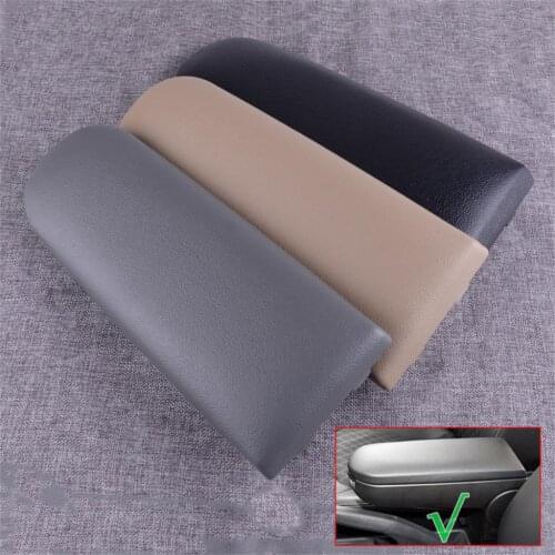 DWCX Black/Grey/Beige Car Center Console Armrest Cover Latch Lid Fit For Skoda Octavia Fabia Roomster